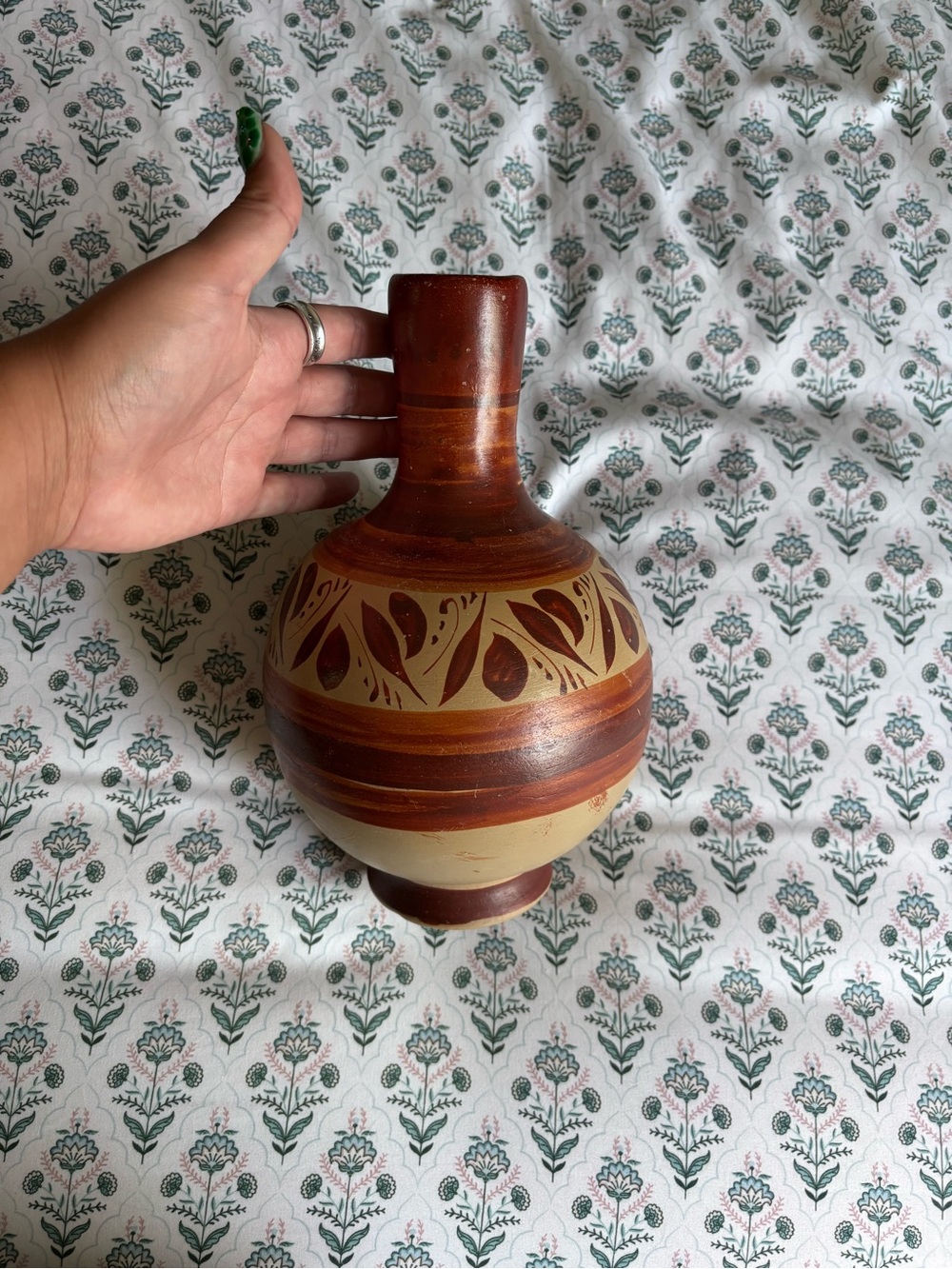 Vintage Handmade Mexican Vase